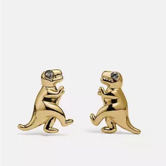 Coach Rexy Stud Earrings NWT - Picture 1 of 1
